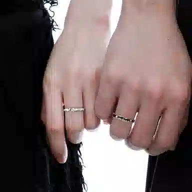 【S999足银纯银|精选高品质】 七七银饰 星河万里 百搭开口可调节 轻奢简约高级感 表白告白日常通勤  银 戒指 男女同款情侣款