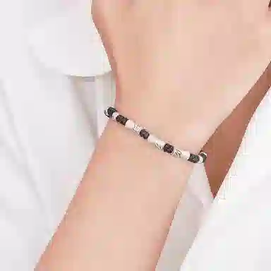 【S999足银 节节高升】 七七银饰 竹节 学业事业上岸竹节 新中式国潮 转运平安顺遂 轻奢时尚小众高级感 好运 纯银 手绳 男女同款情侣款