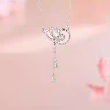 【S925银 福禄双全】 七七银饰 葫芦蝴蝶 招财纳福 新中式 平安顺遂福气满满 轻奢浪漫气质百搭 灵动优雅#好运 纯银 项链 女款