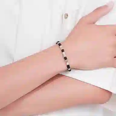 【S999足银 节节高升】 七七银饰 竹节 学业事业上岸竹节 新中式国潮 转运平安顺遂 轻奢时尚小众高级感 好运 纯银 手绳 男女同款情侣款