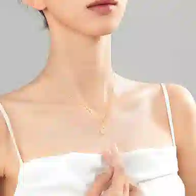 【S925纯银 福气满满】 七七银饰  平安锁 新中式轻奢小众设计感 复古国风温柔招财 吉祥祥云简约优雅长命锁 好运 玉髓 项链 女款