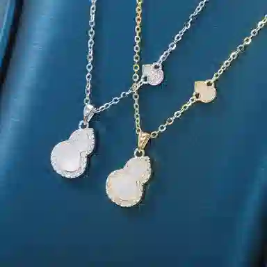 【S925银 福禄双全】 七七银饰  新中式国潮 招财纳福 转运上岸 平安喜乐 轻奢温婉淑女风 简约百搭显白 好运 福气满满 纯银 项链 女款