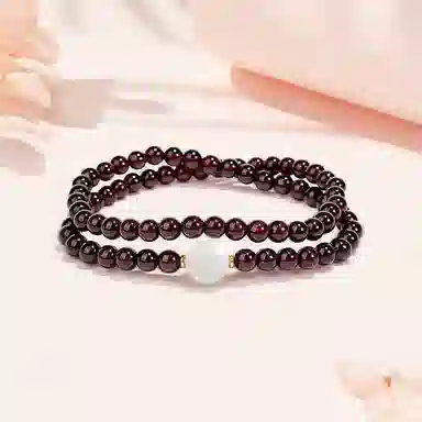 【S925纯银|鸿运当头】 七七银饰 时来运转 转运珠 平安纳福 好运常在 新中式国风高级感 气质百搭 好运 玛瑙 玉石手串 男女同款情侣款