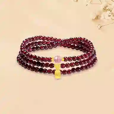 【S925纯银|福气满满】 七七银饰 鸿运福牌 转运必备纳福珠串 新中式高级感国风设计 好运天然 玛瑙 手串 男女同款情侣款