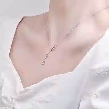 【S925银 福气满满】 七七银饰  环环相扣葫芦流苏 福禄双全锁骨链 新中式节节高升诸事顺利 小众轻奢精致时尚 好运 纯银 项链 女款