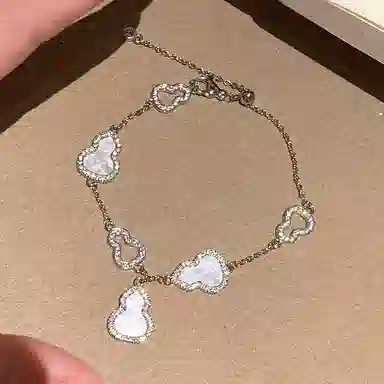 【S925纯银 福禄相随 】 七七银饰 新中式葫芦吉祥 精致百搭 轻奢贵气高级感古典简约风国潮设计#好运  银 手链 女款