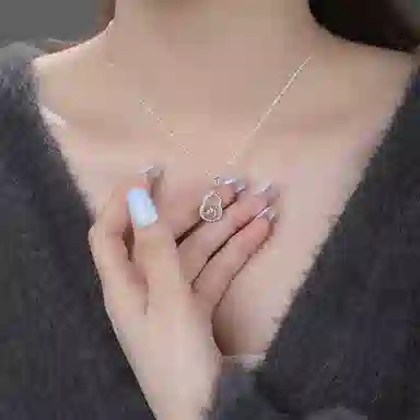 【S925纯银 福禄双全】 七七银饰 竹叶葫芦平安锁骨链 新中式节节高升诸事顺利 小众轻奢精致时尚高级感 百搭#好运 玉髓 项链 女款