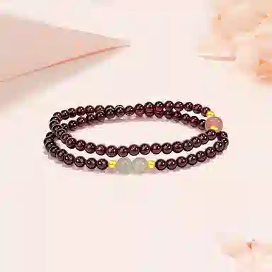 【S925纯银|鸿运当头】 七七银饰 纳福珠串 时来运转  新中式国风高级感 福气满满 气质百搭 本命年转运 玛瑙 玉石手串 男女同款情侣款