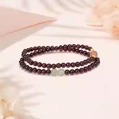 【S925纯银|福气满满】 七七银饰 纳福转运珠串  时来运转 新中式国风高级感 本命年转运气质百搭   天然 玛瑙 玉石手串 男女同款情侣款