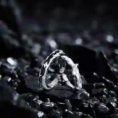 【S999足银纯银|精选高品质】 七七银饰 星河万里 百搭开口可调节 轻奢简约高级感 表白告白日常通勤  银 戒指 男女同款情侣款