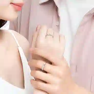 【精选S925纯银】 七七银饰 小王子与玫瑰 百搭开口可调节 轻奢简约高级感 表白告白日常通勤学生  银 戒指 男女同款情侣款