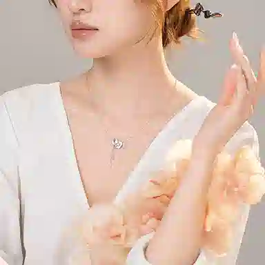 【S925银 福禄双全】 七七银饰 葫芦蝴蝶 招财纳福 新中式 平安顺遂福气满满 轻奢浪漫气质百搭 灵动优雅#好运 纯银 项链 女款