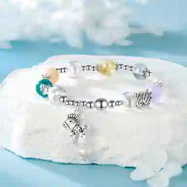 【S925银 马上有钱】 七七银饰 转运小马 本命年高能量 童趣梦幻时尚简约百搭 通勤约会 好运招桃花天然 黄水晶 手串 男女同款情侣款