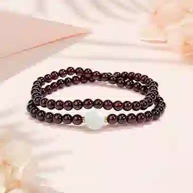 【S925纯银|鸿运当头】 七七银饰 时来运转 转运珠 平安纳福 好运常在 新中式国风高级感 气质百搭 好运 玛瑙 玉石手串 男女同款情侣款