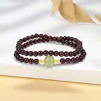 【S925纯银|福气满满】 七七银饰 时来运转 本命年转运 新中式国风高级感 纳福珠串 气质百搭 好运天然 玛瑙 玉石手串 男女同款情侣款