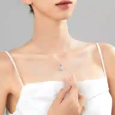 【S925纯银 三生有杏】 七七银饰 银杏叶 遇见你 森系清冷氛围感 时尚小众温柔宁静设计 轻奢经典简约百搭 好运 玉髓 项链 女款