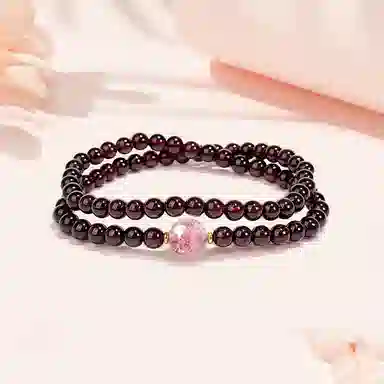 【S925纯银|鸿运当头】 七七银饰  时来运转 纳福珠串 本命年转运 新中式  福气满满 平安顺遂招财纳福   玛瑙 玉石手串 男女同款情侣款