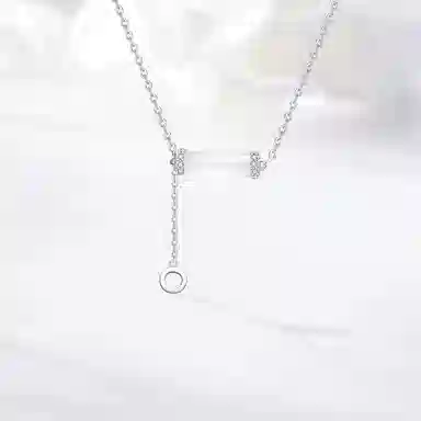 【S925纯银 好运上岸】 七七银饰 竹节向上 新中式国潮古典温润百搭 节节高升 平安 流苏简约休闲配饰 学生 通勤百搭 玉髓 项链 女款