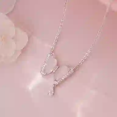 【S925纯银 高品质】 七七银饰 翩跹蝴蝶 森系唯美清新流苏锁骨链 温柔氛围感 精致甜美优雅仙气 高颜值 简约百搭通勤#好运 玉髓 项链 女款