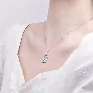 【S925银 幸福之门】 七七银饰  城堡浪漫小众设计 高级氛围感轻奢精致 气质优雅日常百搭 时尚通勤锁骨链 纯银 项链 女款