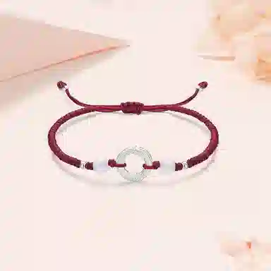 【S990纯银 好运平安】 七七银饰 龙凤呈祥 新中式古风典雅高级感 日常百搭简约 轻奢时尚小众国风转运珠  足银 手绳 男女同款情侣款