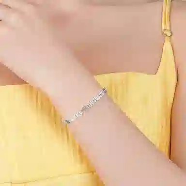 【S999足银纯银 招财转运】 七七银饰 有钱花 纳福 新中式国风铜钱币钱多多 小众轻奢高级感 叠戴百搭#好运  银 手链 男女同款情侣款