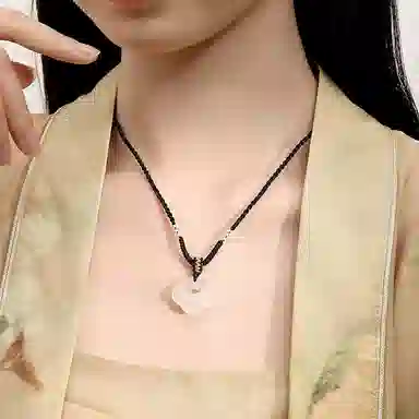 【S925纯银|如意祥云】 七七银饰  新中式 本命年转运 福气满满 平安吉祥招财纳福 百搭轻奢氛围感 日常通勤 好运 玉髓 项链 男女同款情侣款