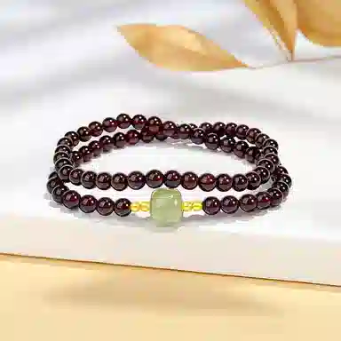 【S925纯银|福气满满】 七七银饰 时来运转 本命年转运 新中式国风高级感 纳福珠串 气质百搭 好运天然 玛瑙 玉石手串 男女同款情侣款