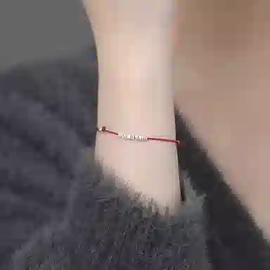 【S999纯银 招财纳福】 七七银饰 碎银子 盘缠 时尚简约复古文艺民族风 新中式国潮轻奢气质优雅大方 通勤百搭 足银 手绳 男女同款情侣款