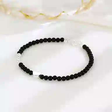 【S925纯银 在逃公主】 七七银饰 爱心 甜美浪漫告白 心动 轻奢爱心设计 轻奢小众高级感百搭气质 显白贵气恋爱约会#好运 玛瑙 手链 女款