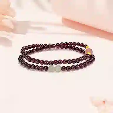 【S925纯银|福气满满】 七七银饰 纳福转运珠串  时来运转 新中式国风高级感 本命年转运气质百搭   天然 玛瑙 玉石手串 男女同款情侣款