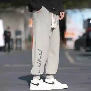 国际米兰足球俱乐部 字母印花休闲裤  宽松百搭束脚长裤学生户外运动卫裤大码基础款 男女同款