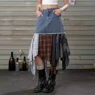 UNIFREE Denim Skirt