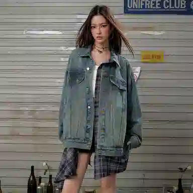 UNIFREE Denim Jacket Retro Blue