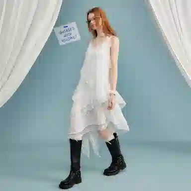 UNIFREE Dress White