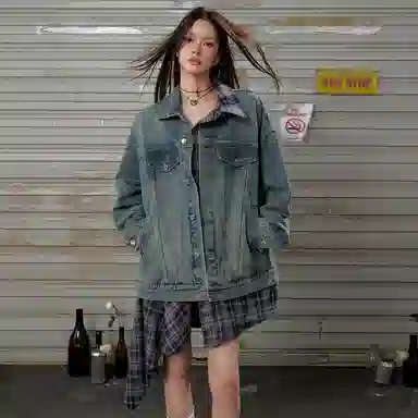 UNIFREE Denim Jacket Retro Blue