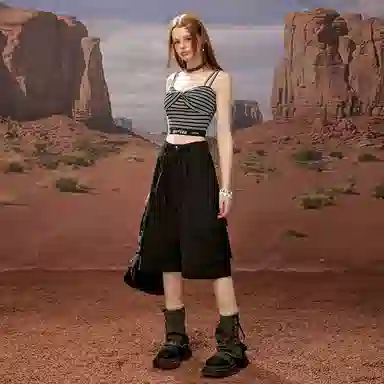 UNIFREE Cargo Shorts Black