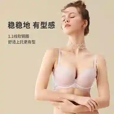 都市丽人 大胸显小聚拢防下垂文胸 女款