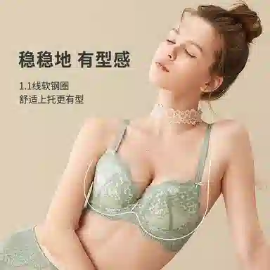 都市丽人 大胸显小聚拢防下垂文胸 女款