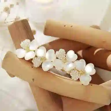 妖娆猫 小清新法式发夹女后脑勺发饰套装礼盒高级感头饰一字夹子发卡 弹簧夹 女款