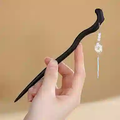 妖娆猫 三生有杏新中式古风流苏步摇国风汉服旗袍国潮盘发高级感小众 发簪 女款