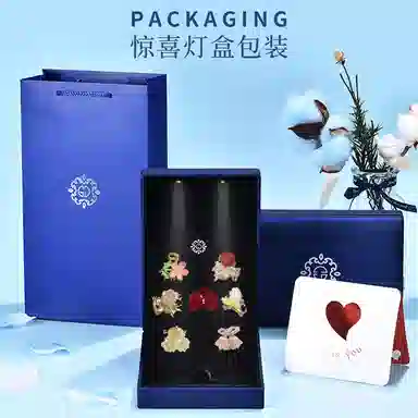 妖娆猫 一周星期发夹头饰女高端发卡夹子网红鲨鱼夹发饰套装礼盒创意实用高级感儿童礼品女生 小抓夹 女款