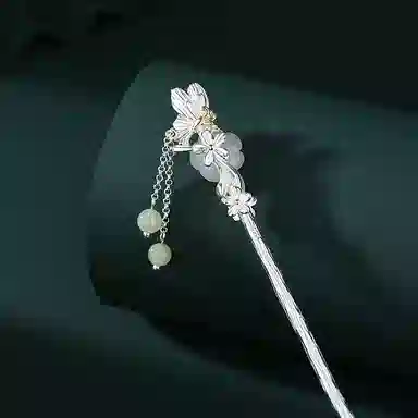 妖娆猫 古风新中式蝶恋花高级感流苏 发簪 女款