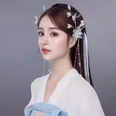 妖娆猫 古风头饰流苏步摇发箍女高级感仙女头箍懒人发箍日常短发古装配饰 发饰 女款