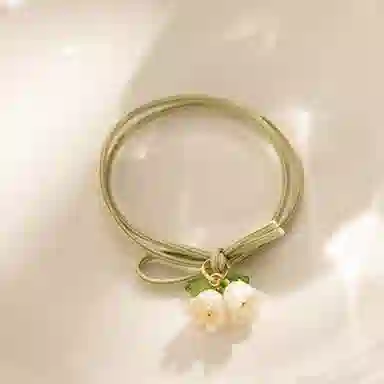 妖娆猫 可爱卡通草莓熊发饰后脑勺头绳高级感一周星期发绳套装礼盒创意时尚礼品 发圈 女款