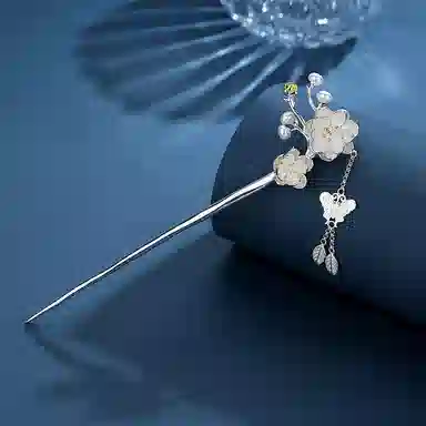 妖娆猫 古风 高级感 复古 梅花 流苏步摇 中国风 新中式 高端 发簪 女款