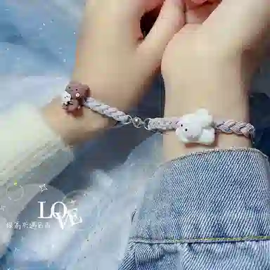 妖娆猫 星期头绳抓夹套装礼盒 合金 发圈/发绳 男女同款情侣款