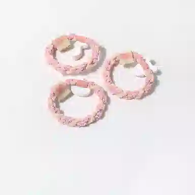 妖娆猫 甜美粉色系小熊猫可爱卡通扎头发高马尾 发圈 女款