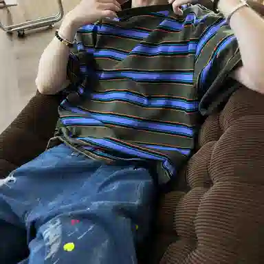 PAINT STAIN cleanfitoversizeT