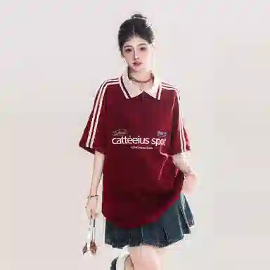 WHAZLAB jerseyfitvintagePolo